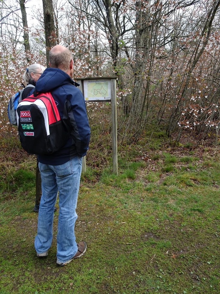 Medlemmar på vandring första maj 2020